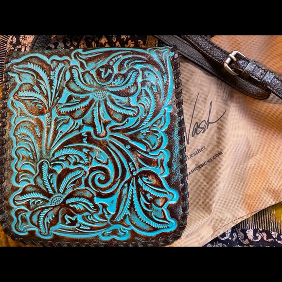 Patricia Nash, Hand Tooled, Leather, Crossbody - Picture 2 of 8